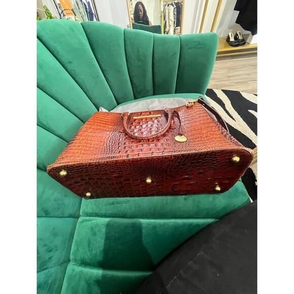 Brahmin Croc Embossed Large Bag - Picture 7 of 15